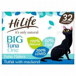 HiLife it's only natural - The Big Tuna One 32 x 70g Multipack - North East Pet Shop HiLife