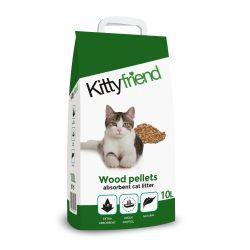 Kittyfriend Wood Litter Pellets 10ltr - North East Pet Shop Kittyfriend