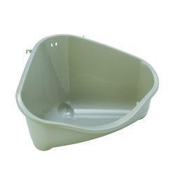Moderna Corner Litter Tray Olive - North East Pet Shop Moderna