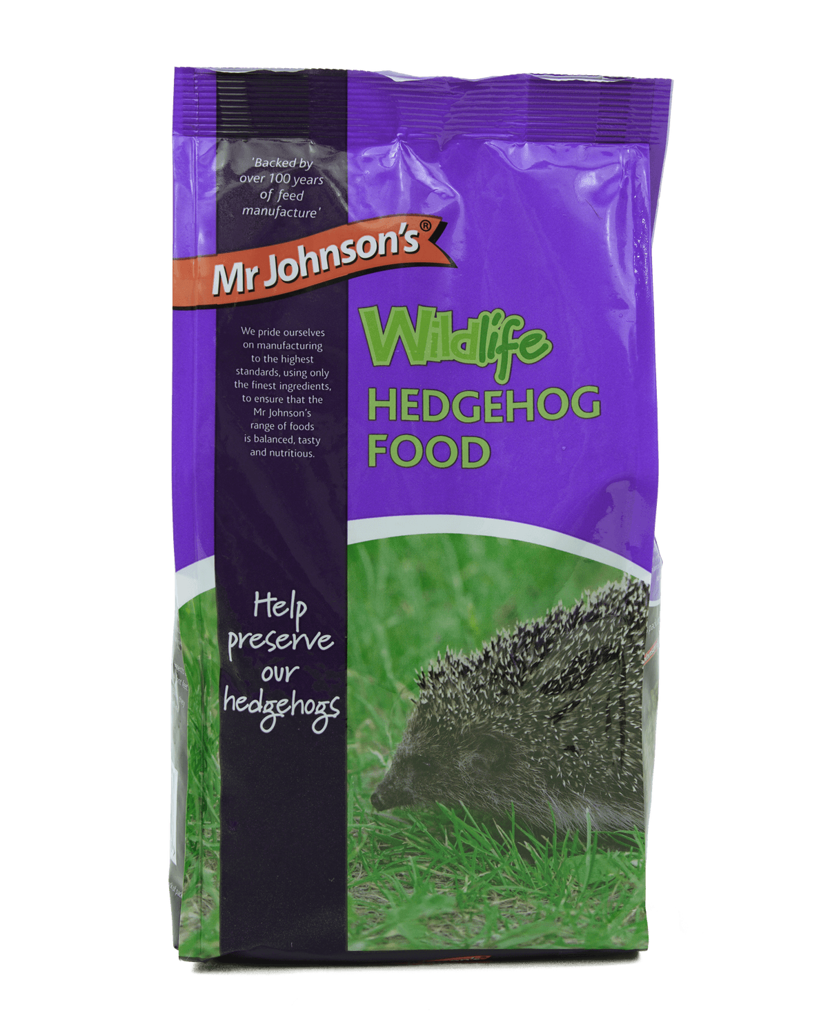 Mr Johnsons Wildlife Hedgehog Food 2KG - North East Pet Shop Mr Johnson's