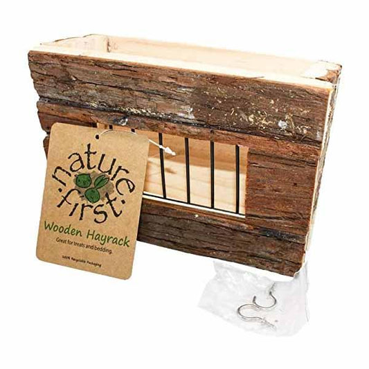 Nature First Wooden Hay Rack - North East Pet Shop PP