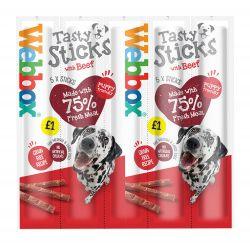 £1 - Webbox Delight Beef Large Dog - North East Pet Shop Webbox