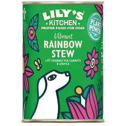 VEGAN Lily's Kitchen Dog Rainbow Stew 400g - North East Pet Shop Lillys Kitchen