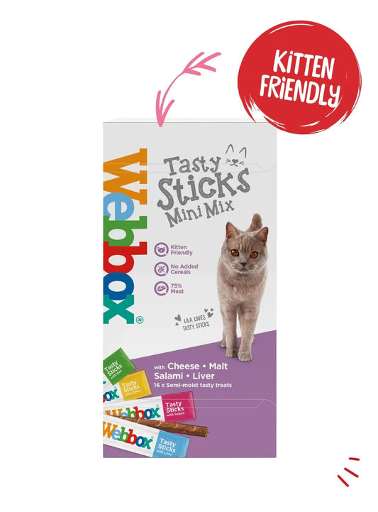Webbox Tasty Sticks Mini Mix Cat Treats - North East Pet Shop Webbox