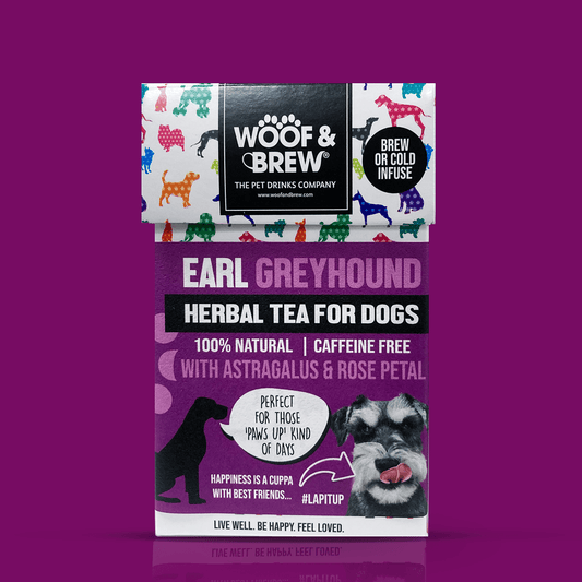Woof&Brew Tea for Dogs - Earl Grey Herbal Treat Drink - North East Pet Shop WOOF&BREW LTD