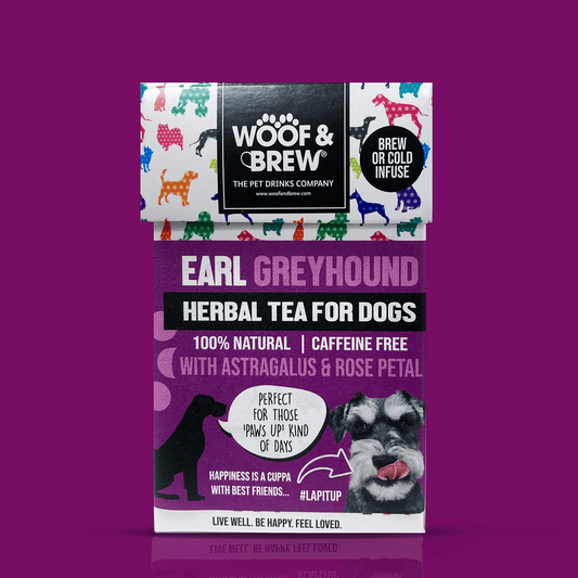 Woof&Brew Tea for Dogs - Earl Grey Herbal Treat Drink - North East Pet Shop Woof & Brew